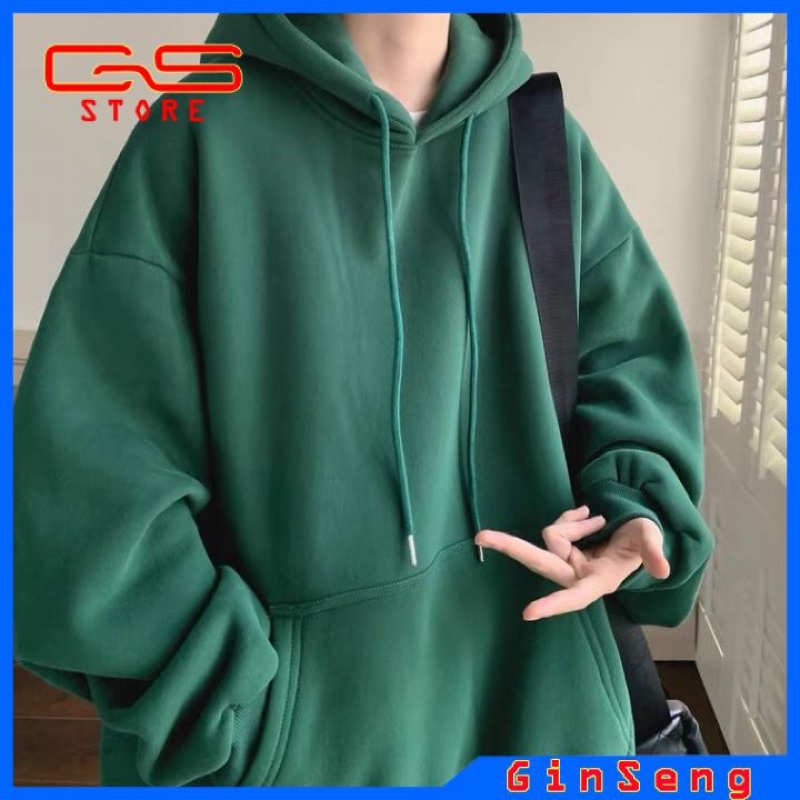 ÁO HOODIE NAM NỮ MÀU XANH LÁ CHẤT LIỆU VẢI NỈ