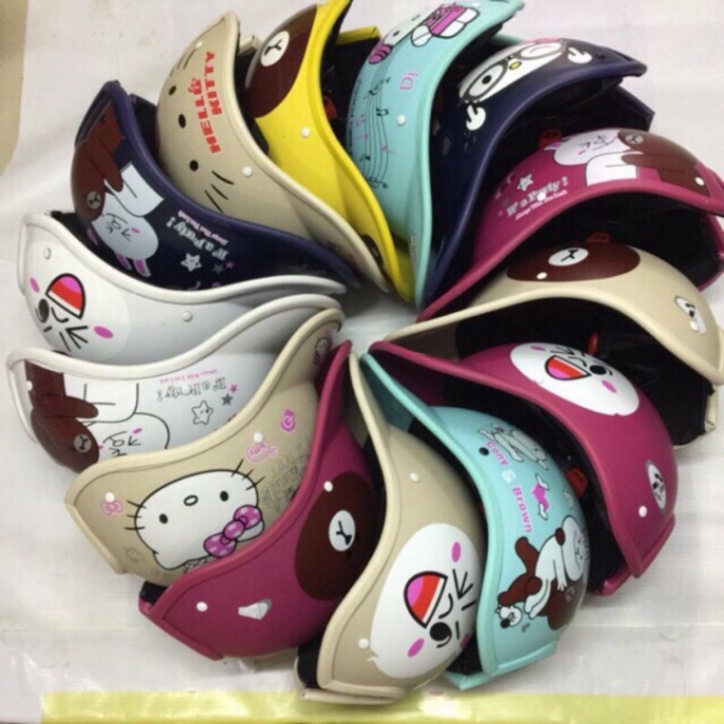 Mũ bảo hiểm lưỡi trai nữ