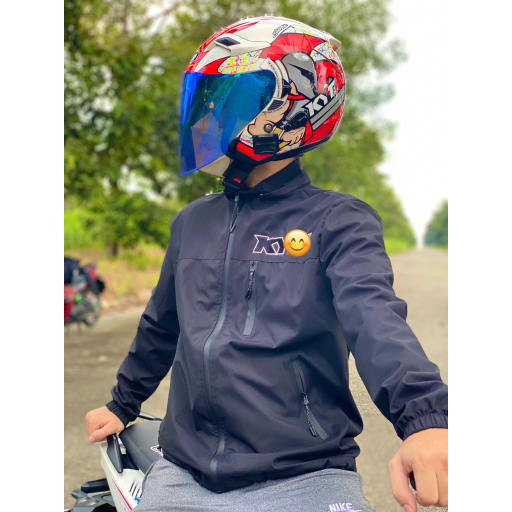 Áo khoác dù Ka Y Tê chống mưa nhẹ