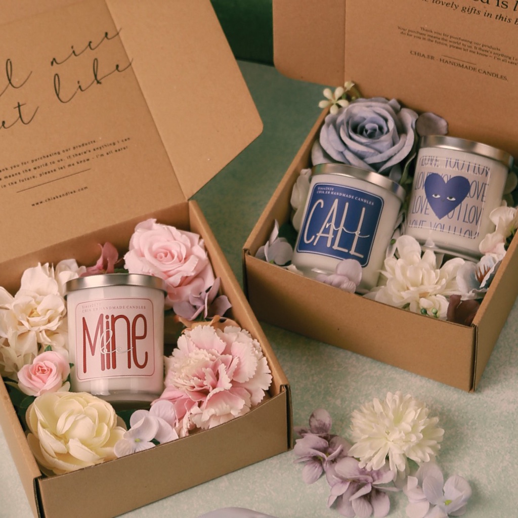 Nến Thơm Chia.kandles Gift For Women Hũ Thủy Tinh 175g