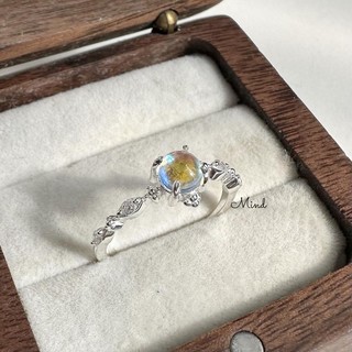 Nhẫn bạc moonstone s925 The Mind