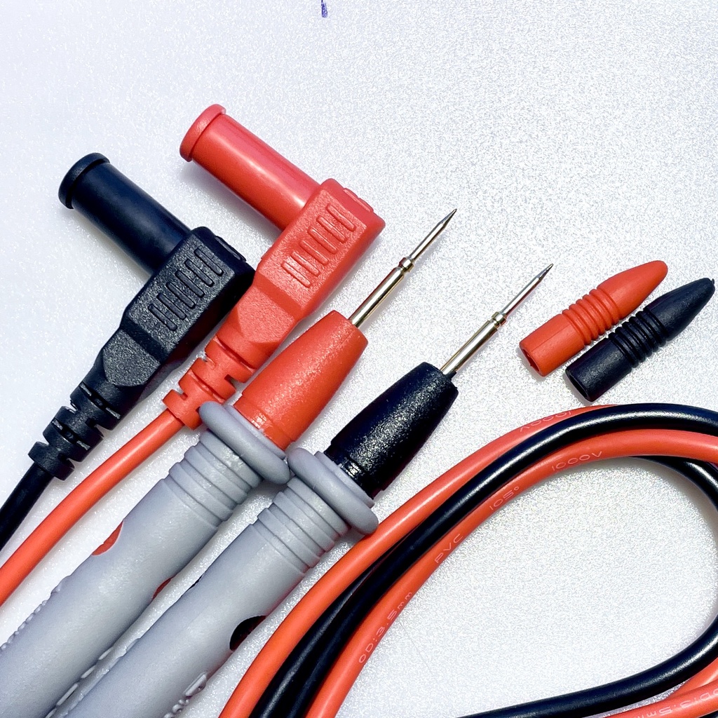 Que đo đồng hồ VOM 1000V-10A dây PVC đầu kim siêu nhọn