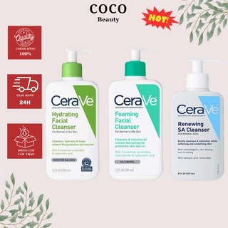Sữa Rửa Mặt CeraVe Foaming Facial Cleanser Pháp