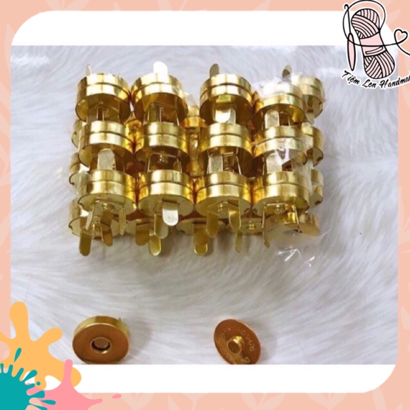 Nút hít nam châm gài, phụ kiện làm túi handmade