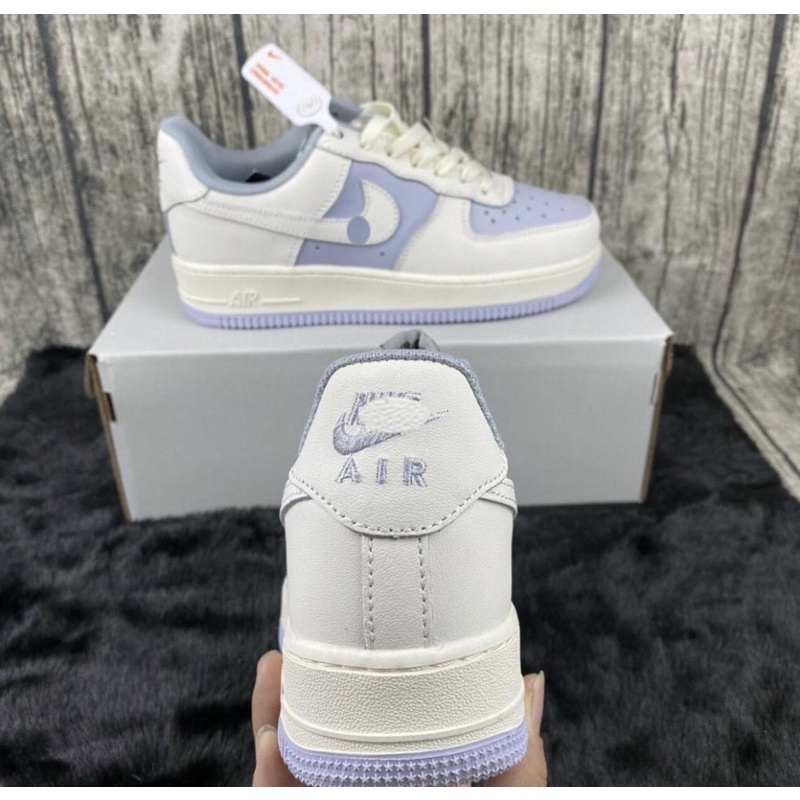 Giày _Nike Air Force 1 Cream Khoai Môn, Giày AF1 Thể Thao Trắng Xanh Kem,Đủ Size NAm Nữ+ Full Box Bill