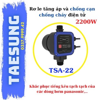 Rơ le tăng áp thông minh chống cạn chống cháy Taesung TSA-22