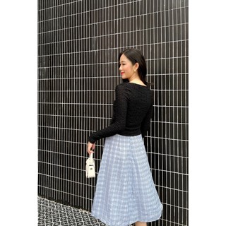OLV - Chân váy Cobalt Checked Skirt