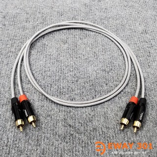Bộ dây av bản dây phòng thu chất âm cực ngọt & chi tiết - dài 1m - dây 2 rca ra 2 rca