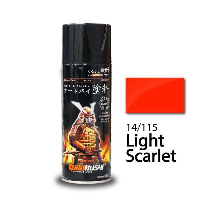 SƠN XỊT XE MÁY SAMURAI CHAI 400ML MÀU CAM 115