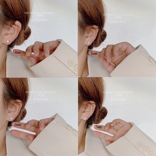 Bông Tai, Khuyên Tai Đính Đá Tròn Basic | CHOU ACCESSORIES |