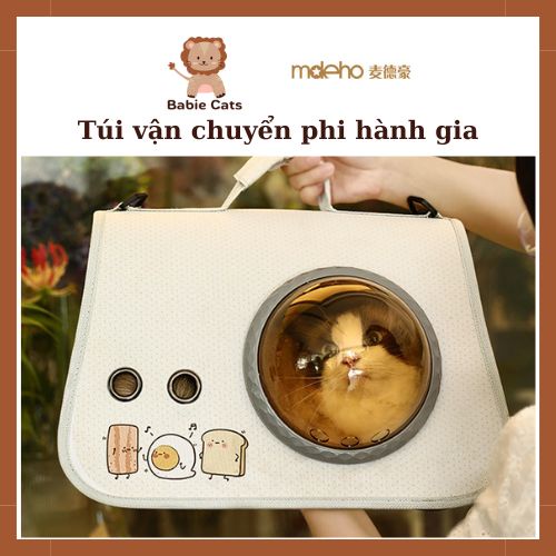 Túi xách Vận chuyển Chó Mèo, Túi xách phi hành gia cho Thú cưng Vật nuôi- Mèo sành điệu