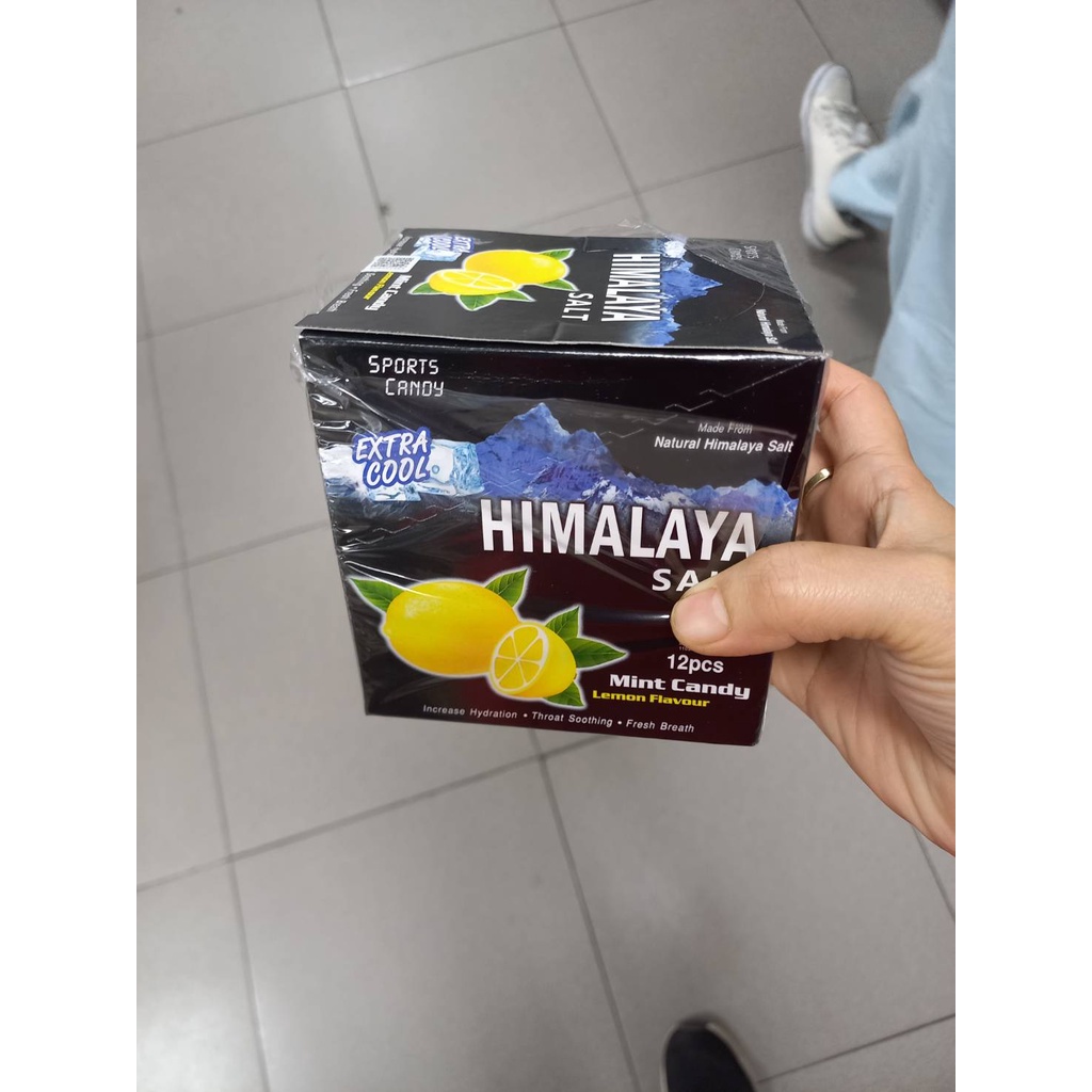 Kẹo Bạc Hà Chanh Muối Himalaya Salt Gói 180g (15G * 12 gói)