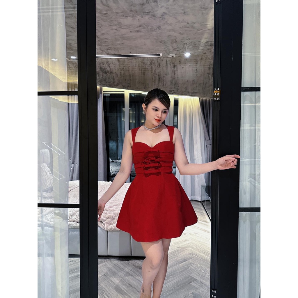 Đầm Nơ Cúp Ngực