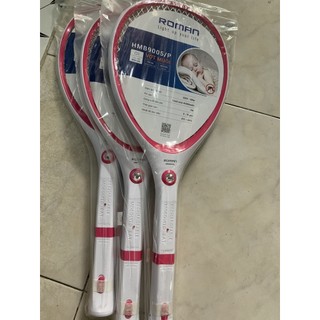 Vợt muỗi roman hmb9005/p cao cấp có đèn pin tháo rời