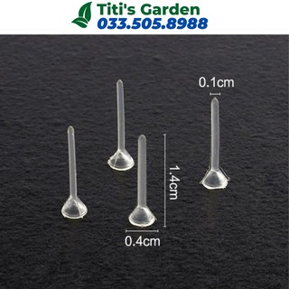 Mô hình tiểu cảnh🌈🌈🌈 Đế ghim đồ tiểu cảnh xuống đất, rêu, cát