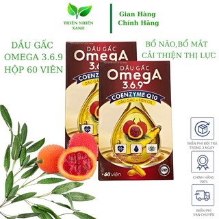 Viên uống bổ mắt DẦU GẤC OMEGA3 giúp tăng cường thị lực cho mắt,giảm rối loạn thị giác: nhức mắt,mỏi mắt,mờ mắt,cận thị
