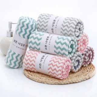 Khăn mặt lông mịn xuất Hàn 30x50cm (Nhiều màu)