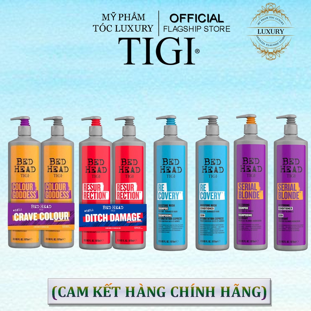 Dầu gội xả Tigi Bed Head 970ml