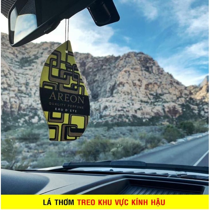Lá thơm AREON JEAN treo xe hơi Chính hãng Bulgaria