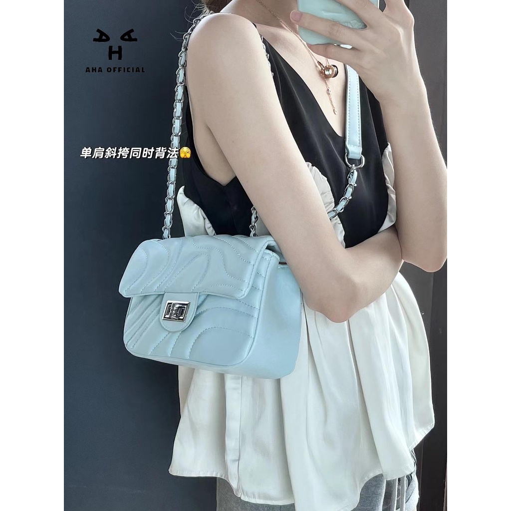 Túi Xách Đeo Vai Một Bên Vai Có Khóa Thêu Họa Tiết Thời Trang Cao Cấp