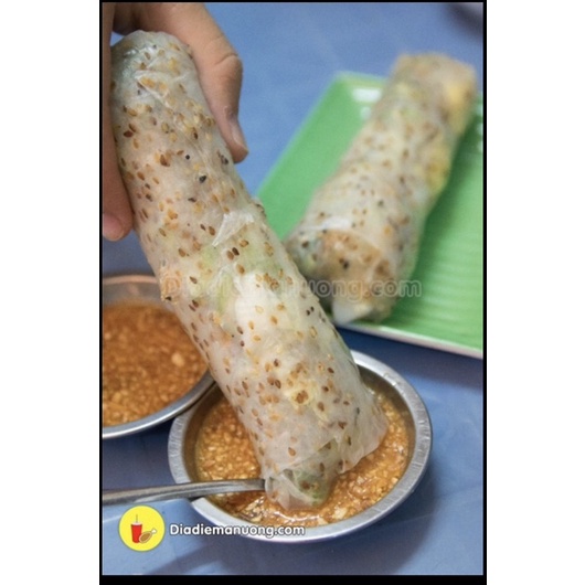 250g Bánh tráng nhúng siêu mè rang vàng Phan Rang Ninh Thuận siêu nhiều mè dẻo