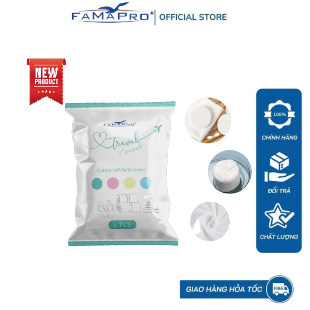 Khăn Nén đa năng Famapro Cao Cấp dạng viên