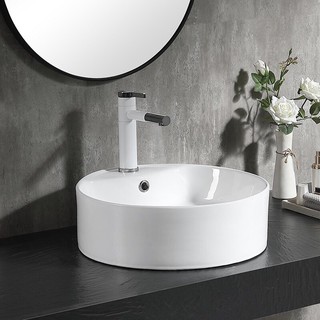 Chậu lavabo sứ đặt bàn cao cấp [ GIÁ SỈ - Tặng XIFONG Xả Ruột Gà ]