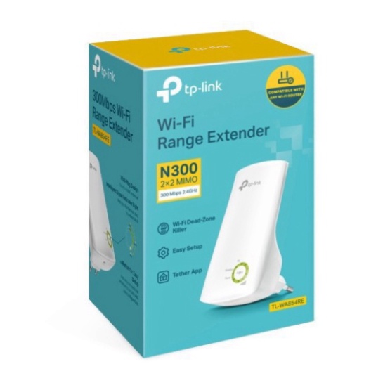 Bộ Kích Sóng 854RE Wifi Repeater Cao cấp TP-Link TL-WA854RE 300Mbps  - Hàng Chính Hãng