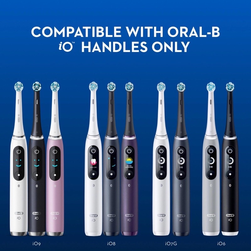 Set 2 Đầu bàn chải điện Oral-B iO Ultimate Clean dành cho máy oral-b iO thế hệ mới