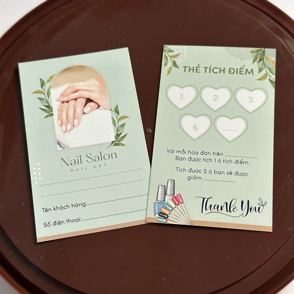 THẺ TÍCH ĐIỂM NAIL - CARD TÍCH ĐIỂM NAIL