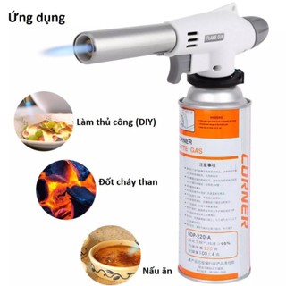 Khò ga đánh lửa tự động_Đèn khò ga nguyên khối