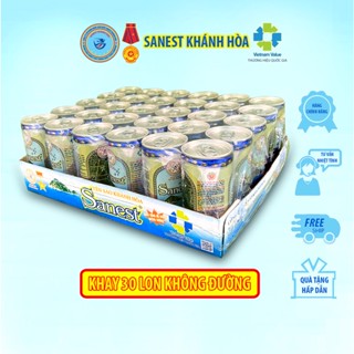    HỎA TỐC  Nước Yến Sào Sanest Không đường - Khay 30 lon x 190ml 