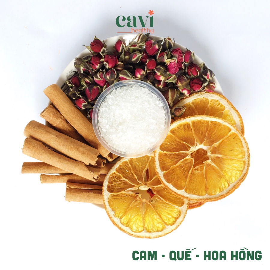 Trà hoa thảo mộc mix nhiều vị gói 10gr-15gr dưỡng nhan, an thần, ngủ ngon - Cavi Healthy