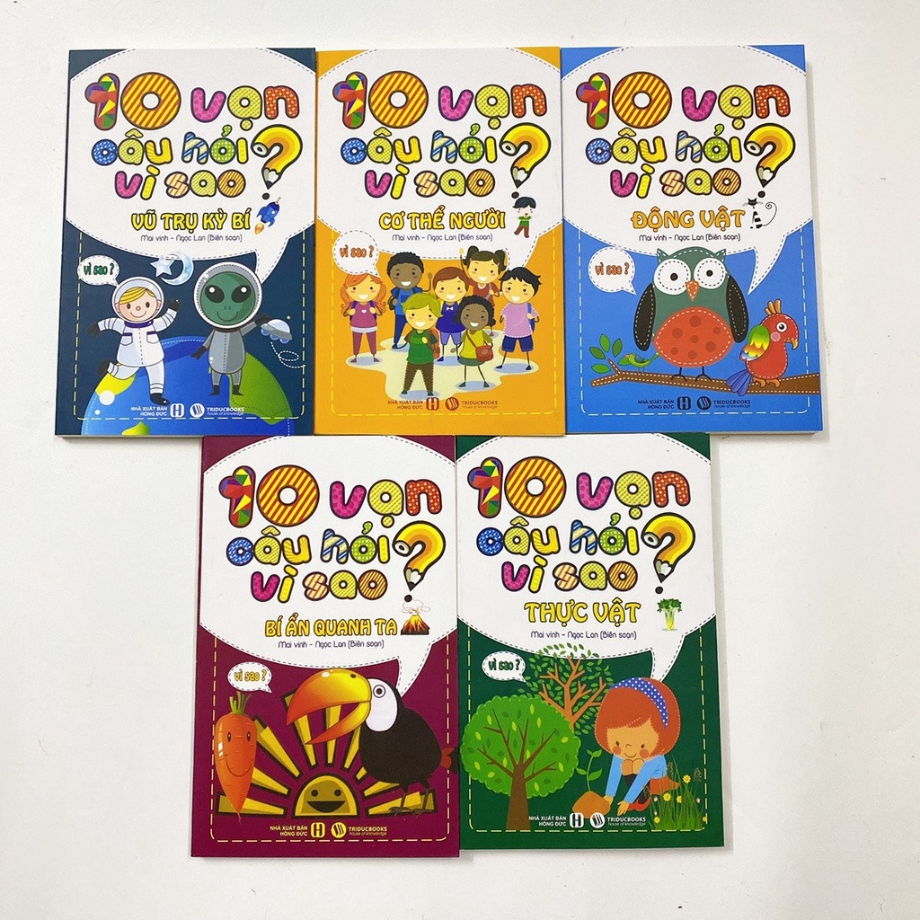 Sách - 10 vạn câu hỏi vì sao (bộ 5 cuốn)