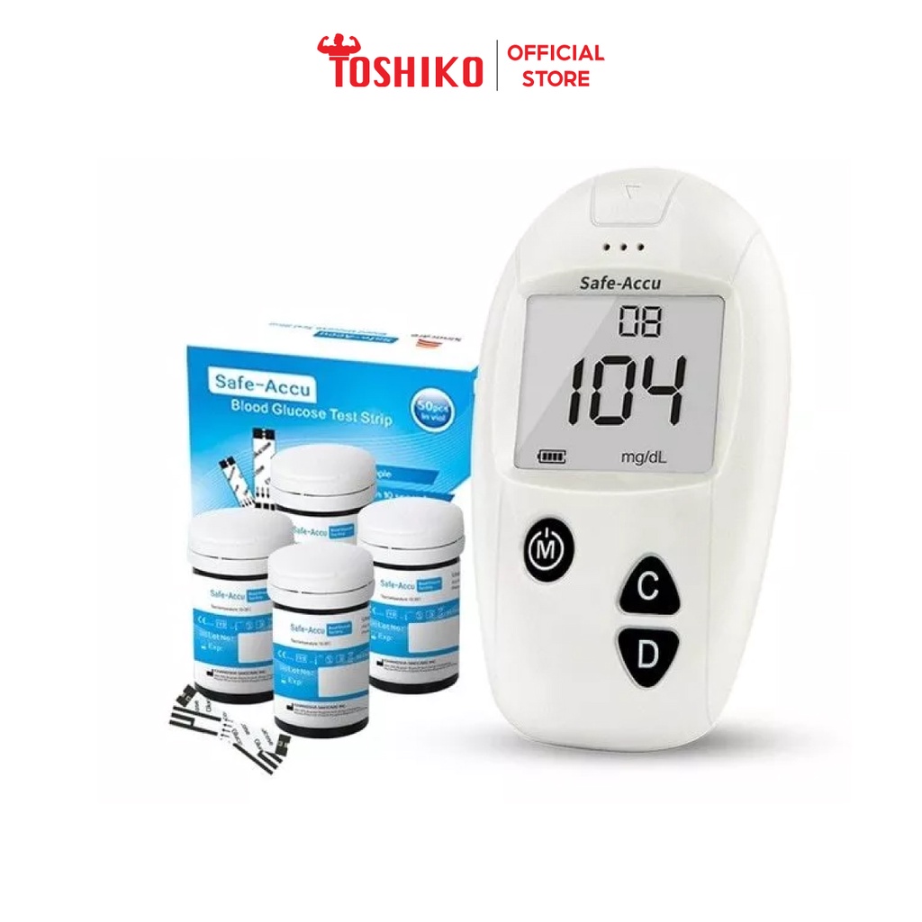 Máy đo đường huyết Toshiko giúp kiểm tra sức khỏe tại nhà
