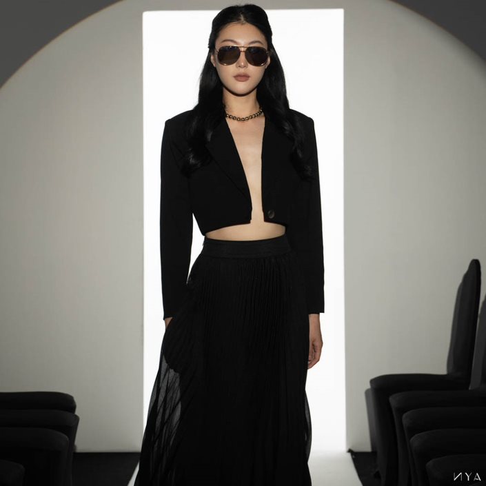 Chân Váy Dập Ly Cánh Quạt BLISS SKIRT | NYA STUDIO