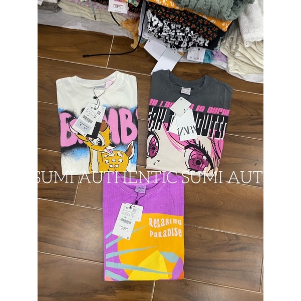 Áo thun bé gái Zara auth vợt sale