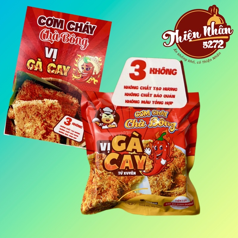 Cơm Cháy Chà Bông Tam Vị -100gr ( Vị Gà Cay )