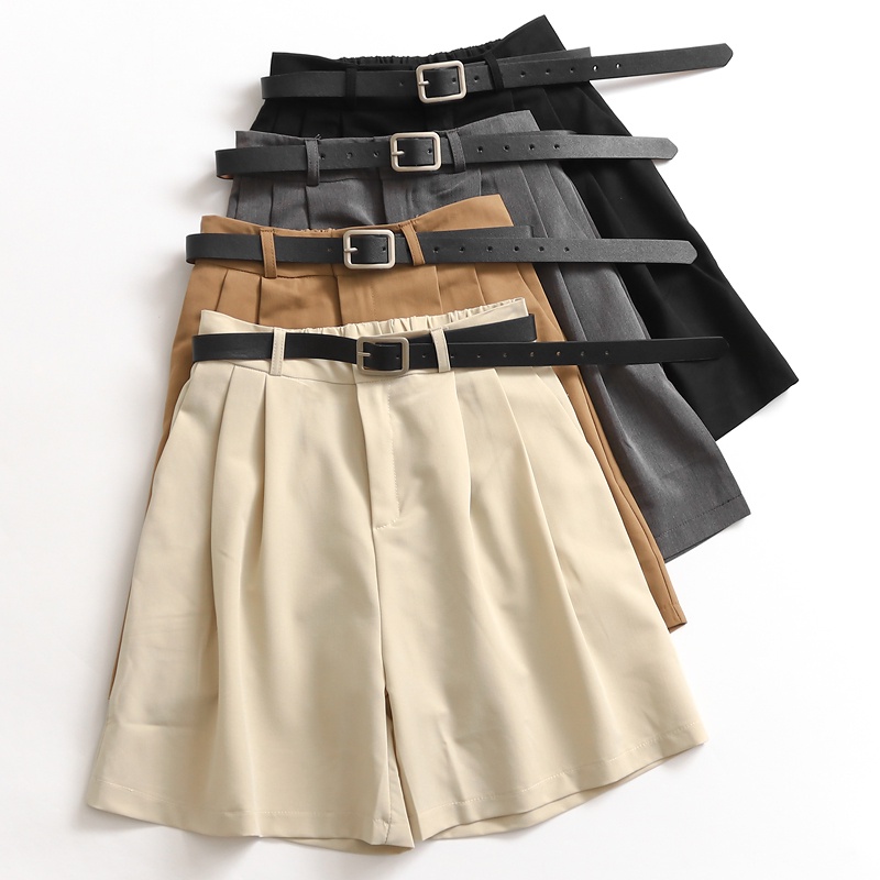 H037 Quần short kèm thắt lưng