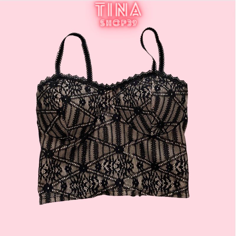 Áo bra ren có mút ngực nâng ngực siêu hot, áo bra nữ crotop tôn dáng TN7692
