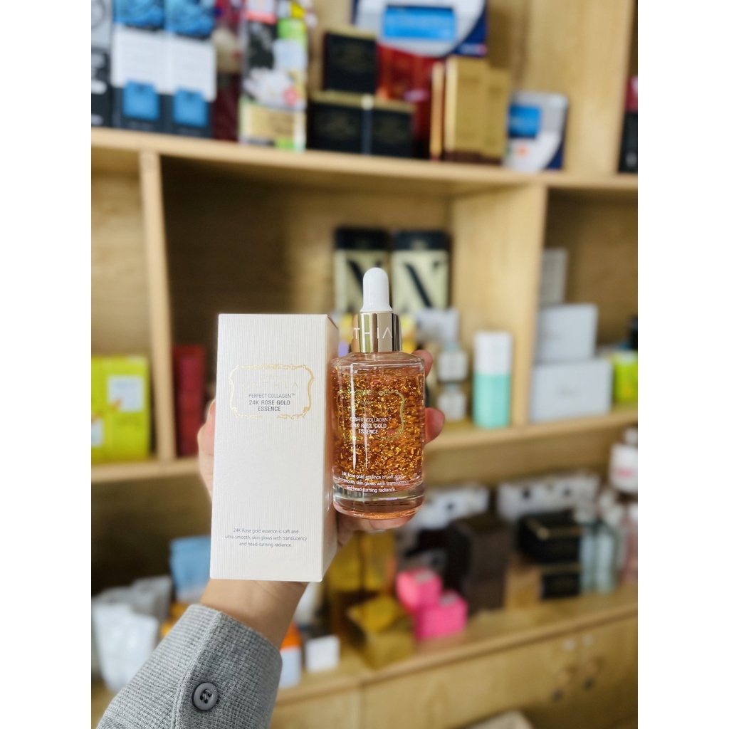 Tinh chất vàng collagen 24k Coreana Orthia vàng hồng 50ml