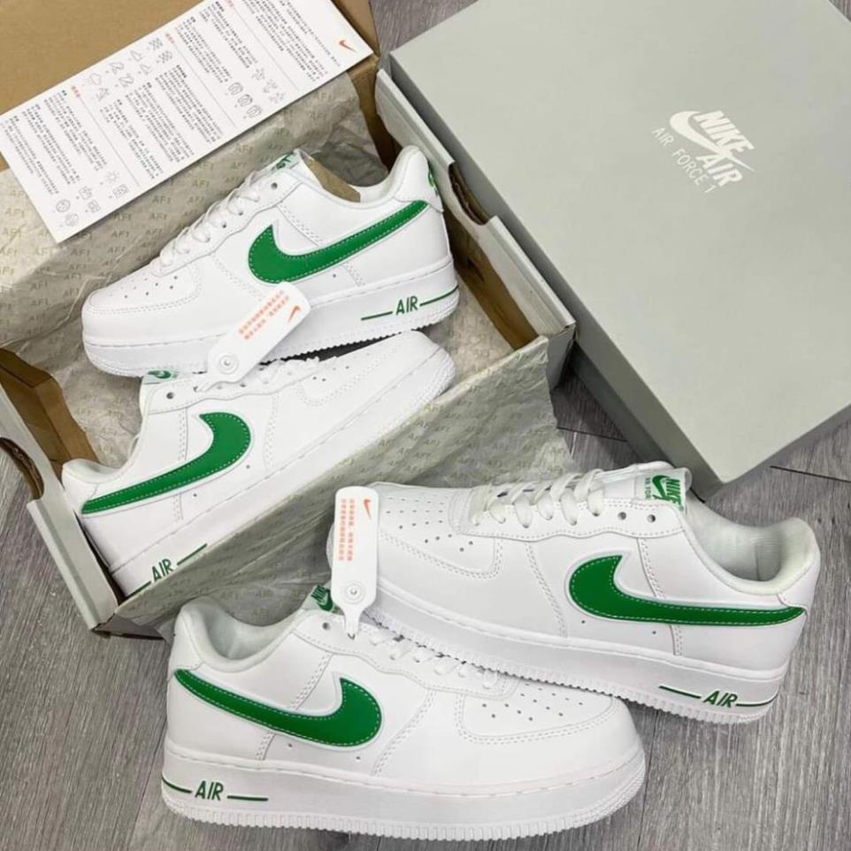 Giày_Nike AF1 Nam Nữ, Giày Air Force 1 Vệt Xanh Lá Thời Trang Hàng Đẹp Hot Trend Full Box hót trend 2022