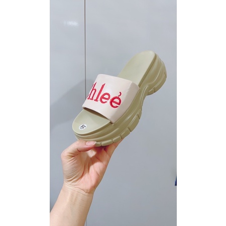 Dép nữ  quai ngang bánh mì nâng đế 6f siêu hack dáng- zinzin868