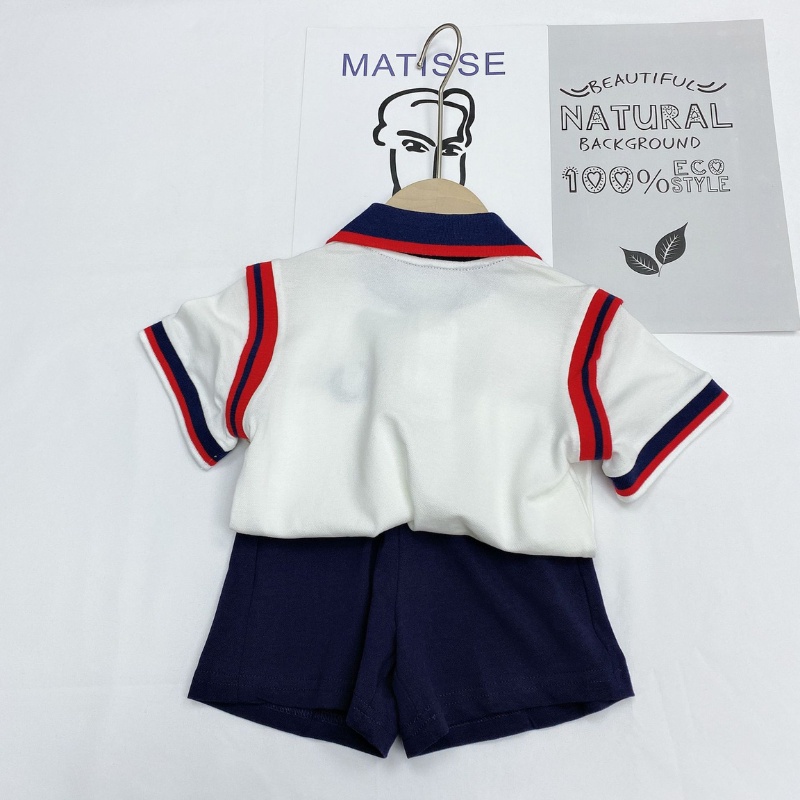Bộ quần áo cộc tay cho bé trai,bộ polo phong cách thể thao cho bé tuef 10-25 kg -  BH2