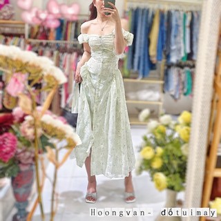 Đầm thiết kê Thêu Hoa