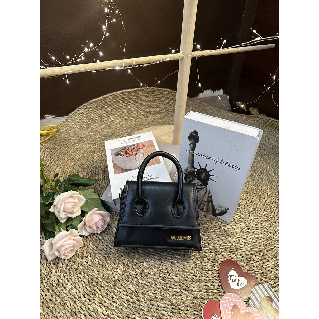 Túi xách nữ - Túi đeo chéo mini dáng hộp nữ tính sành điệu