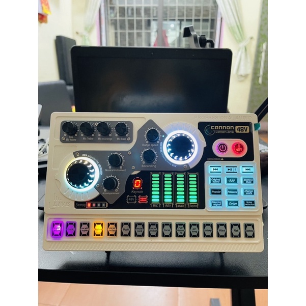 Soundcard X5 cao cấp hát livestream,thu âm hát karaoke