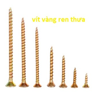 1kg vít vàng gỗ ren thưa