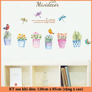 Decan dán tường Kệ hoa - XL816969