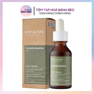 [Fullbox] Tinh chất rau má làm dịu phục hồi da Mary & May Centella Asiatica Serum 30ml